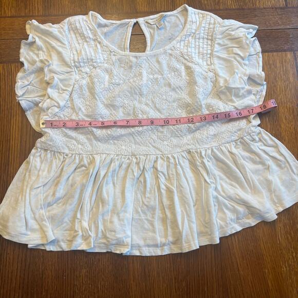 Lucky Brand Embroidered Dolman Top M - Boho Chic! - Picture 13 of 14